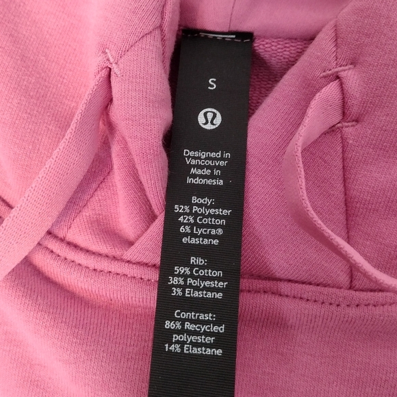 Lululemon City Sweat Women's Pink Pullover Long Sleeve Hoodie Size S - Picture 13 of 15